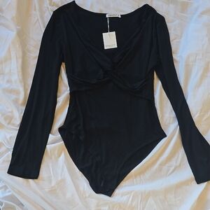 Black Long Sleeve Bodysuit